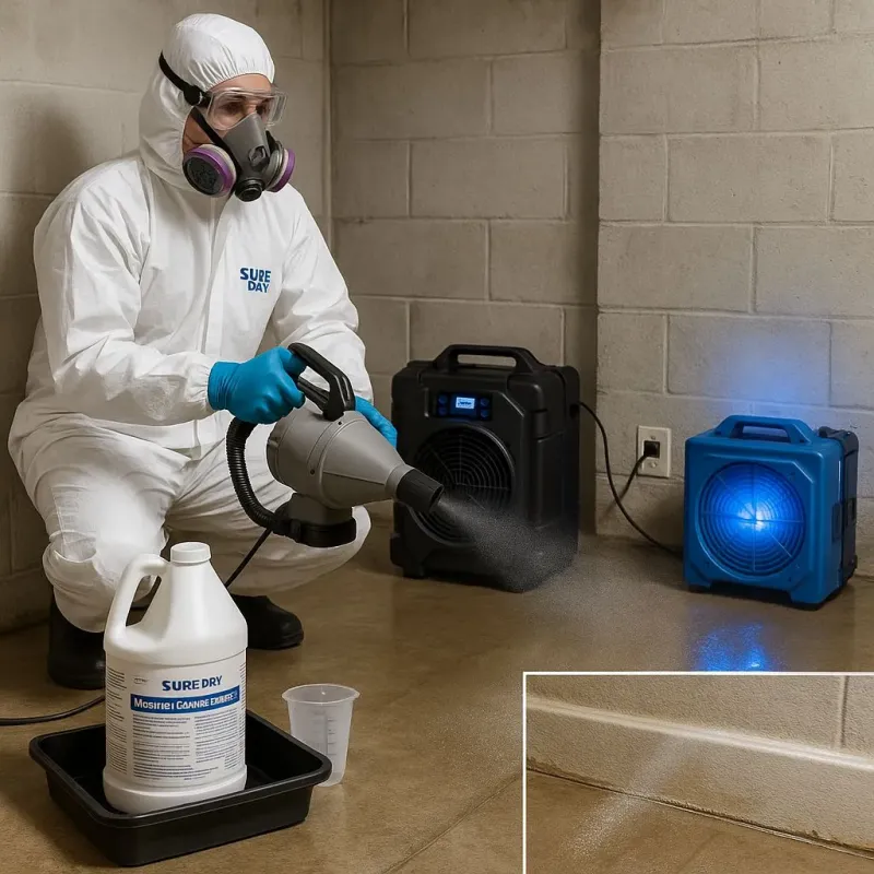 Sanitization and Odor Removal process in Bucksport, ME